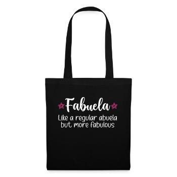 Fabuela Fabulous Abuela Spanish Grandma - Tote Bag - black - Front