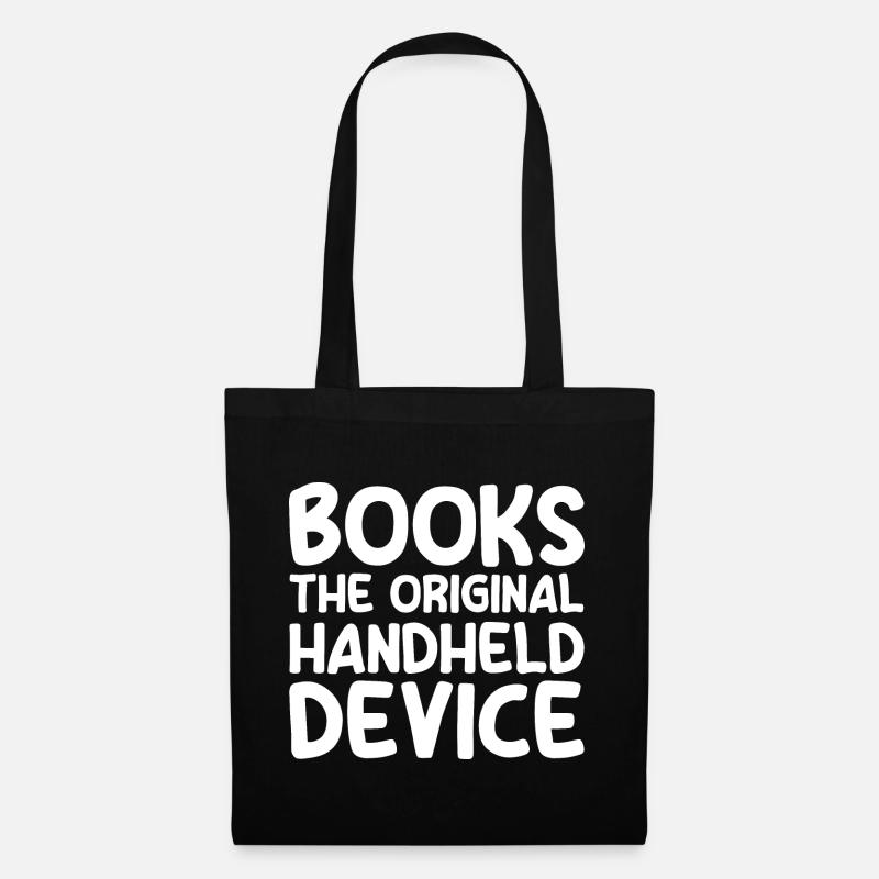 Books The Original Handheld Device - Stoffbeutel - Schwarz