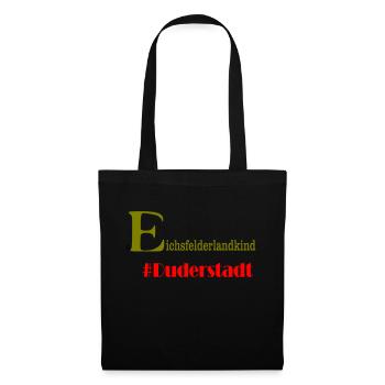 eichsfelderlandkind - Stoffbeutel - Schwarz - Vorne