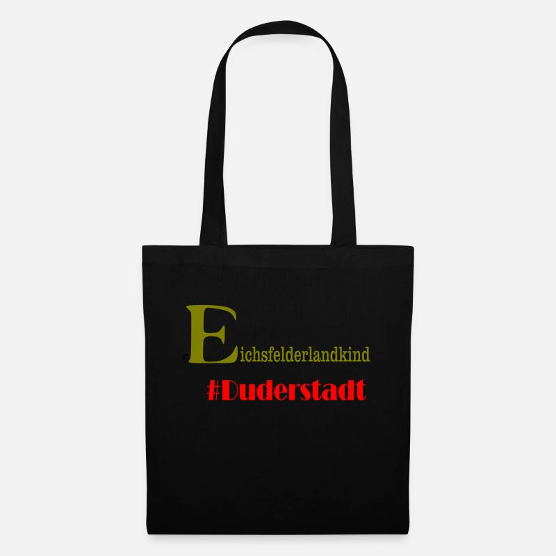 eichsfelderlandkind - Stoffbeutel - Schwarz