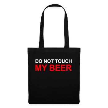 Bière - Sac en tissu - noir - Devant
