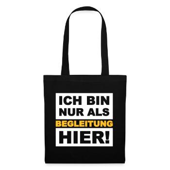 Freund Freundin - Stoffbeutel - Schwarz - Vorne