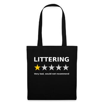 Anti Pollution 1 Star Review - Tote Bag - black - Front