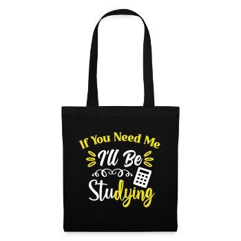 Studying Students Learning Practice Assignment Exams - Tote Bag - black - Front