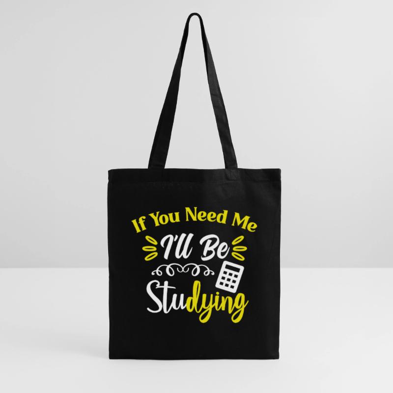 Studying Students Learning Practice Assignment Exams Tote Bag