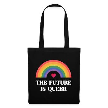 Mois de la fierté LGBT - L’avenir est queer - Sac en tissu - noir - Devant