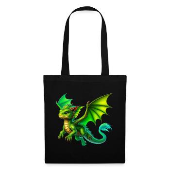 Dragon - Sac en tissu - noir - Devant