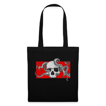 skull - Tote Bag - black - Front