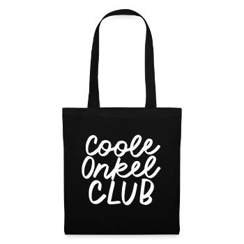 Coole Onkel Club - Stoffbeutel - Schwarz - Vorne