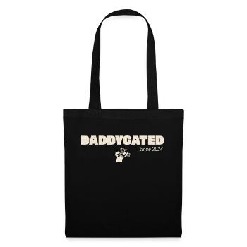 Daddycated since 2024 - Tote Bag - black - Front