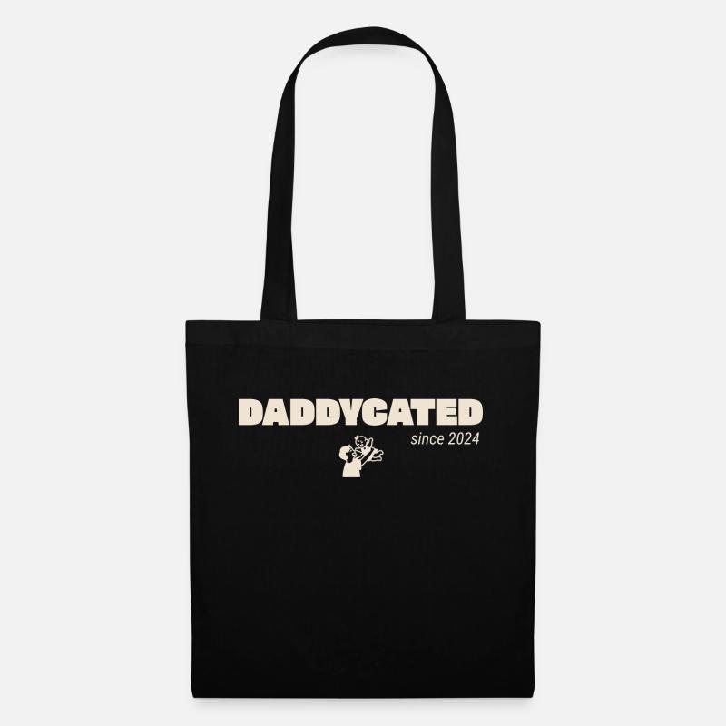 Daddycated since 2024 - Stoffbeutel - Schwarz