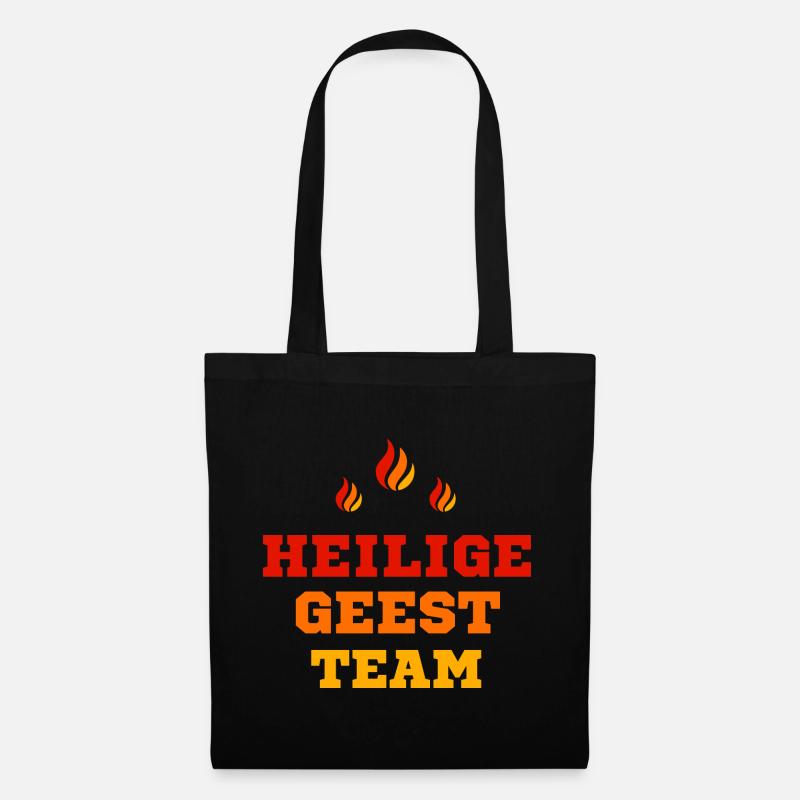 Das Heilig-Geist-Team - Stoffbeutel - Schwarz
