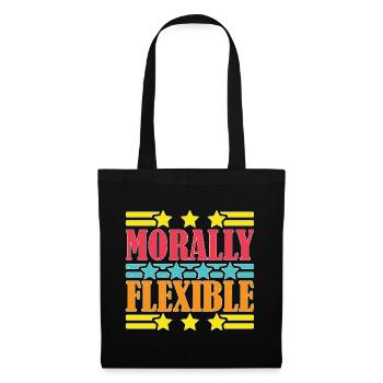 Morally Flexible 6 - Stoffbeutel - Schwarz - Vorne