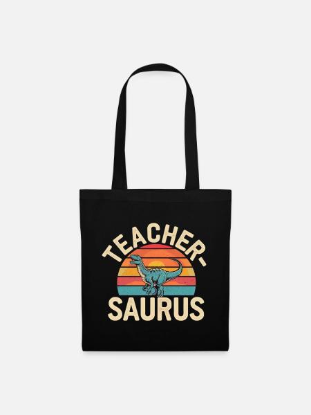 Teacher-saurus 16 - Stoffbeutel - Schwarz