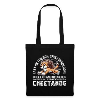 FAST ON THE RUN, SPIKY WHEN DONE - CHEETA HEDGEHOG - Tote Bag - black - Front