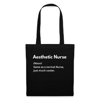 Infirmière esthétique identique à l’infirmière normale juste beaucoup - Sac en tissu - noir - Devant