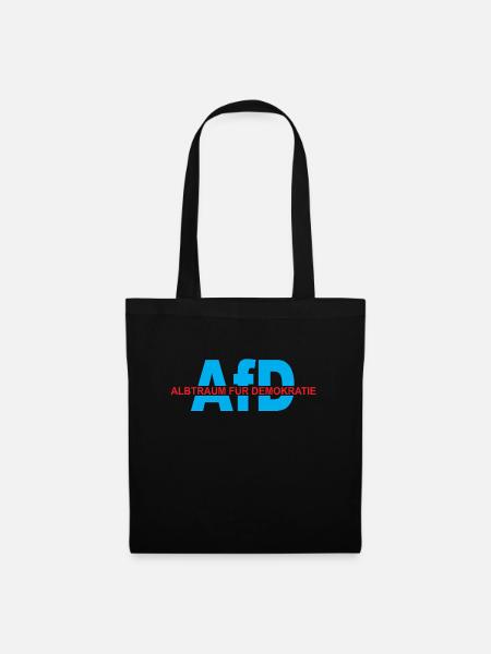 AfD - Albtraum für Demokratie - Stoffbeutel - Schwarz