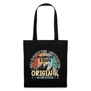 61e anniversaire mars 1964, mars 1964 - Sac en tissu - noir - Devant