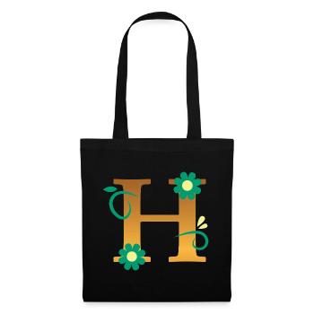 H - Tote Bag - black - Front