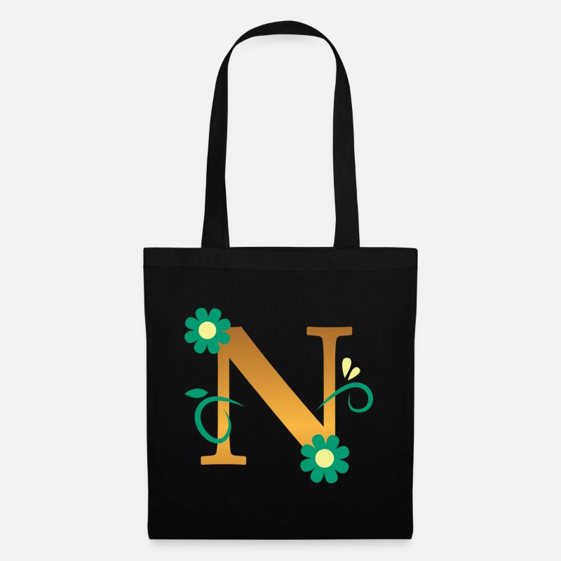 N - Tote Bag - black