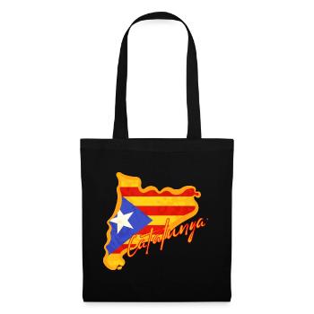 I love Catalonia, map of Catalonia - Tote Bag - black - Front