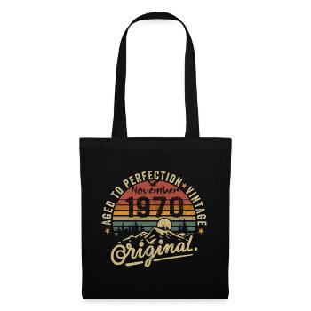 Novembre 1970 Anniversaire Novembre 1970 - Sac en tissu - noir - Devant