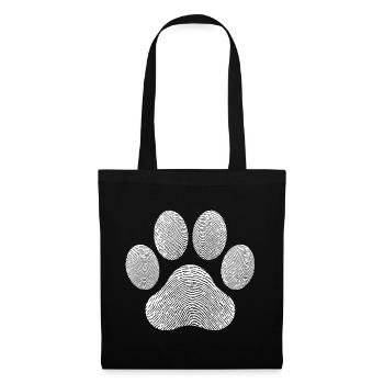 Katze Tier Liebhaber Illustration Hund - Stoffbeutel - Schwarz - Vorne