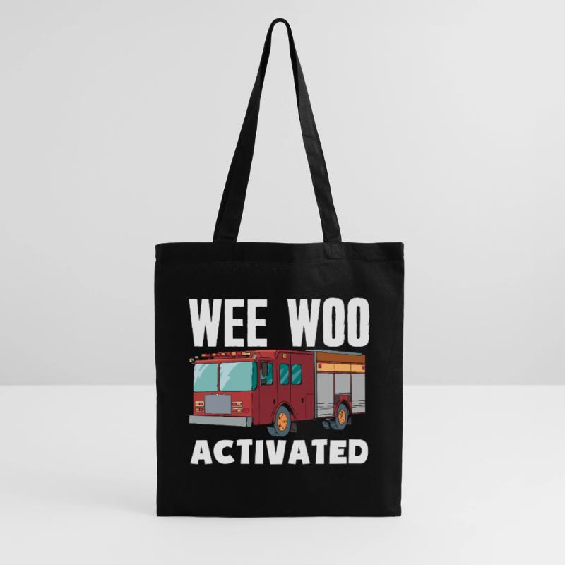 Wee Woo Squad Fire Tiny Firefighter Tote Bag