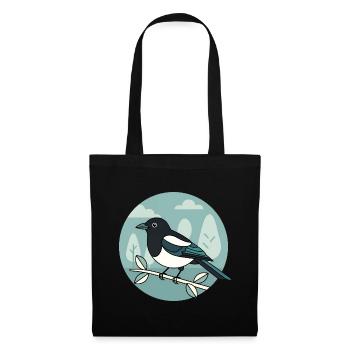Pie - Sac en tissu - noir - Devant