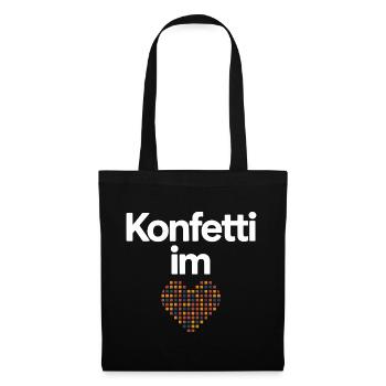 Confetti in the Heart Carnival Costume Women's Carnival - Tote Bag - black - Front