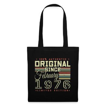 Awesome since February 1976 - Tote Bag - black - Front