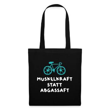 Bicycle Cycling Cool Sayings Environment Sport Road Bike - Tote Bag - black - Front