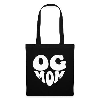 OG Mom - Logo Cœur (couleur personnalisée) - Sac en tissu - noir - Devant