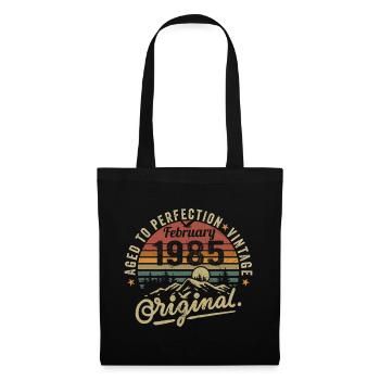 Février 1985 - Sac en tissu - noir - Devant