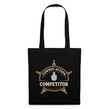 Shooter d’action cowboy. Shooter d’action cowboy - Sac en tissu - noir - Devant