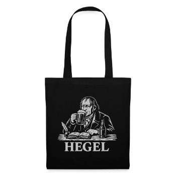 Illustration de la bière du Hegel Pub Scholar - Sac en tissu - noir - Devant