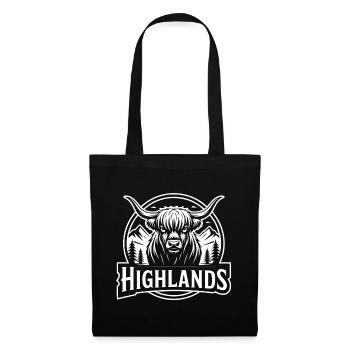 Highlands - Tote Bag - black - Front
