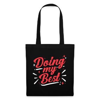 Single Dad Single Dad Doing My Best - Tote Bag - black - Front