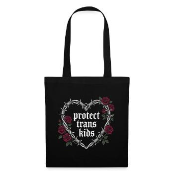 LGBTQ Pride Month - Protect Trans Kids - Tote Bag - black - Front