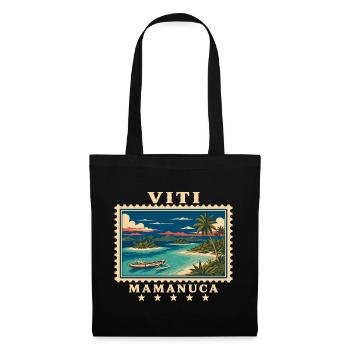 Fiji Mamanuca Vintage Travel Brand - Tote Bag - black - Front