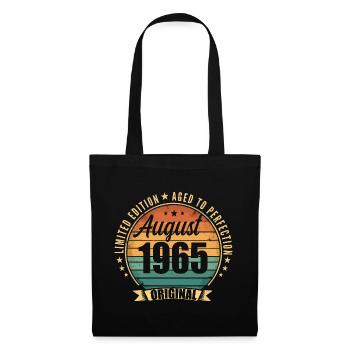August 1965 Anniversary Limited Edition Vintage - Tote Bag - black - Front