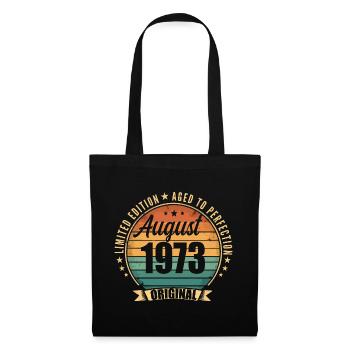 August 1973 Anniversary Limited Edition Vintage - Tote Bag - black - Front