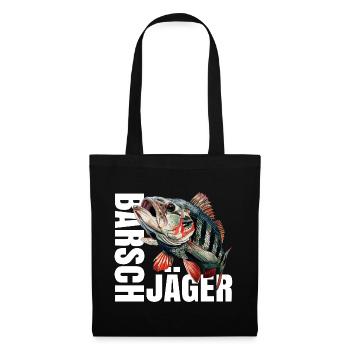 Barsch Jäger - Stoffbeutel - Schwarz - Vorne
