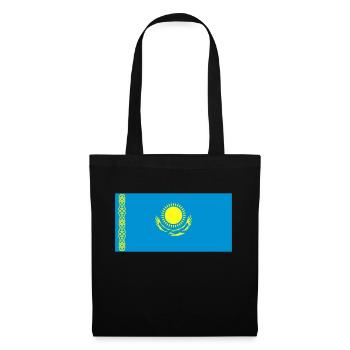 kazakstan flag - Sac en tissu - noir - Devant