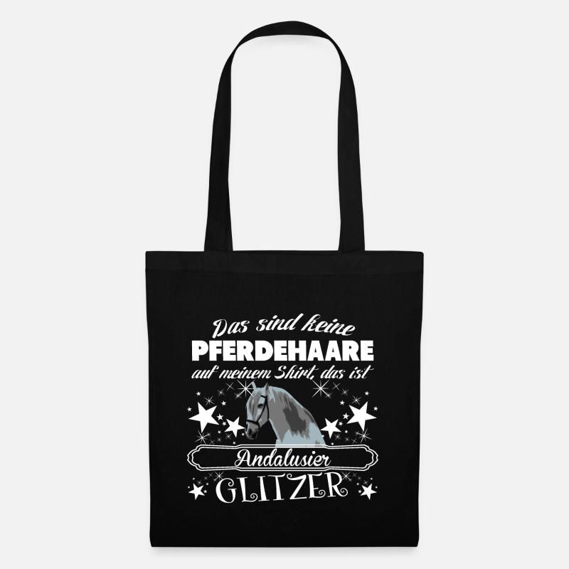 Andalusier - Stoffbeutel - Schwarz