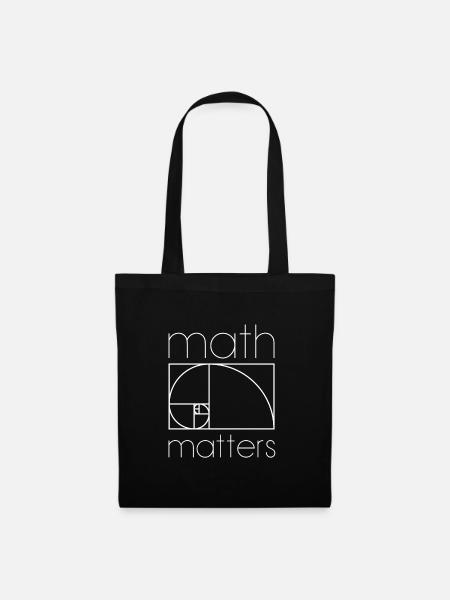 MATH MATTERS MATHEMATIK SHIRT - Stoffbeutel - Schwarz