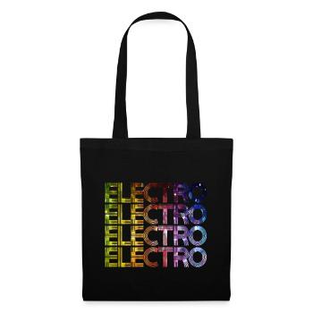 ELECTRO Music Techno Party Festival Gift - Tote Bag - black - Front