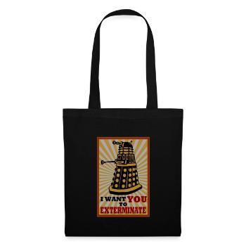 Dalek - Sac en tissu - noir - Devant