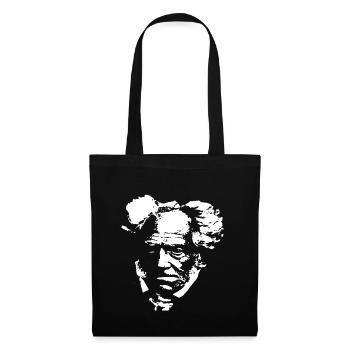 Arthur Schopenhauer - Stoffbeutel - Schwarz - Vorne