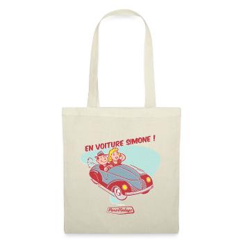 En voiture Simone - Sac en tissu - nature - Devant